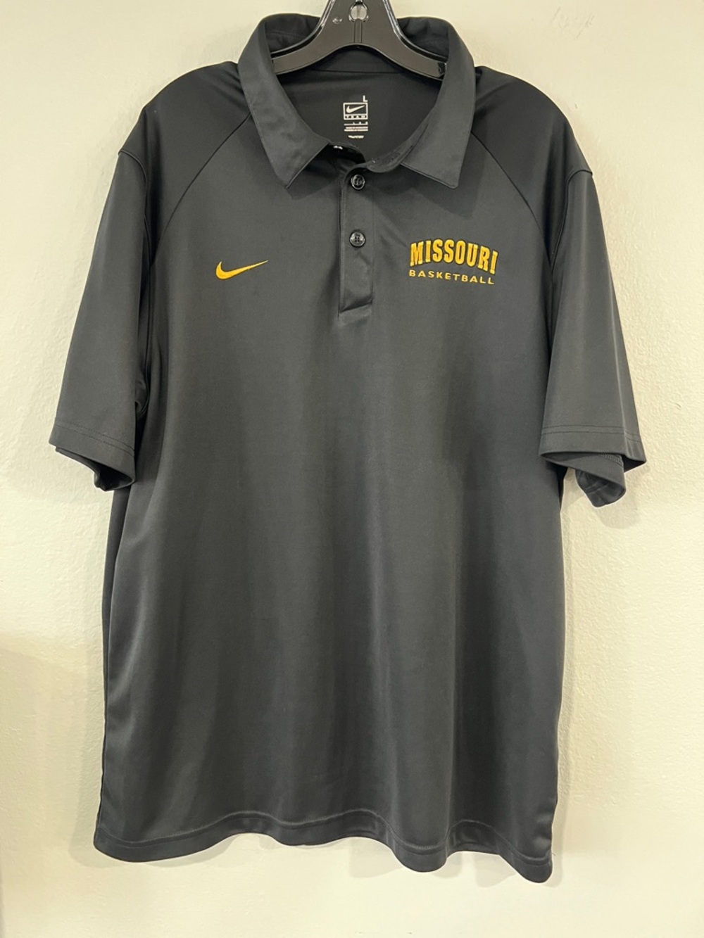 Nike Missouri Basketball Men's Black Polo